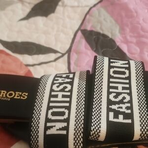 Black and White Fashion Slides